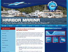 Tablet Screenshot of harbormarina.com